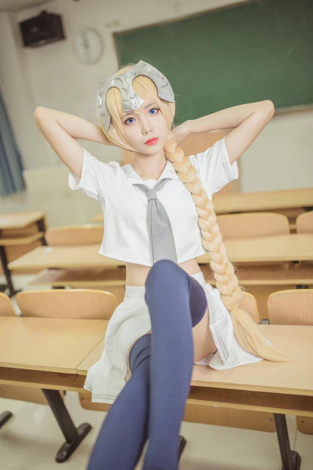 fate白贞德cosplay