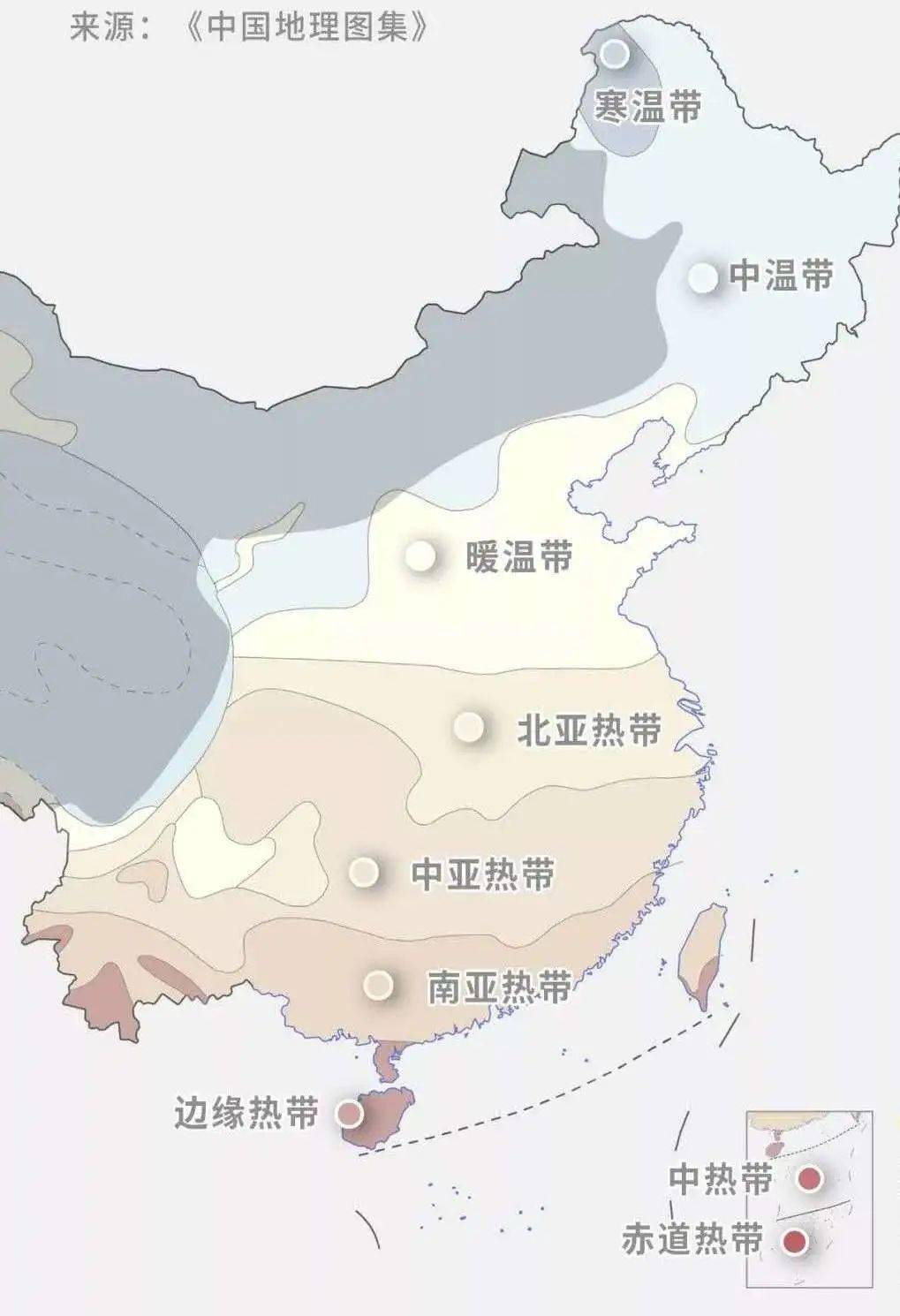 (中国南北方地区气候图)