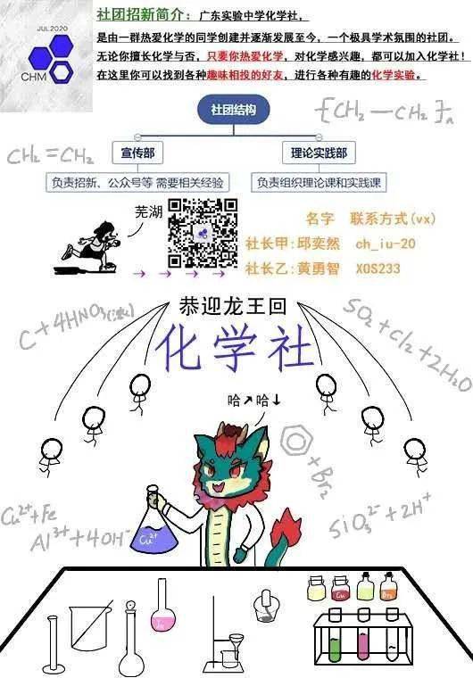 2020省实化学社招新