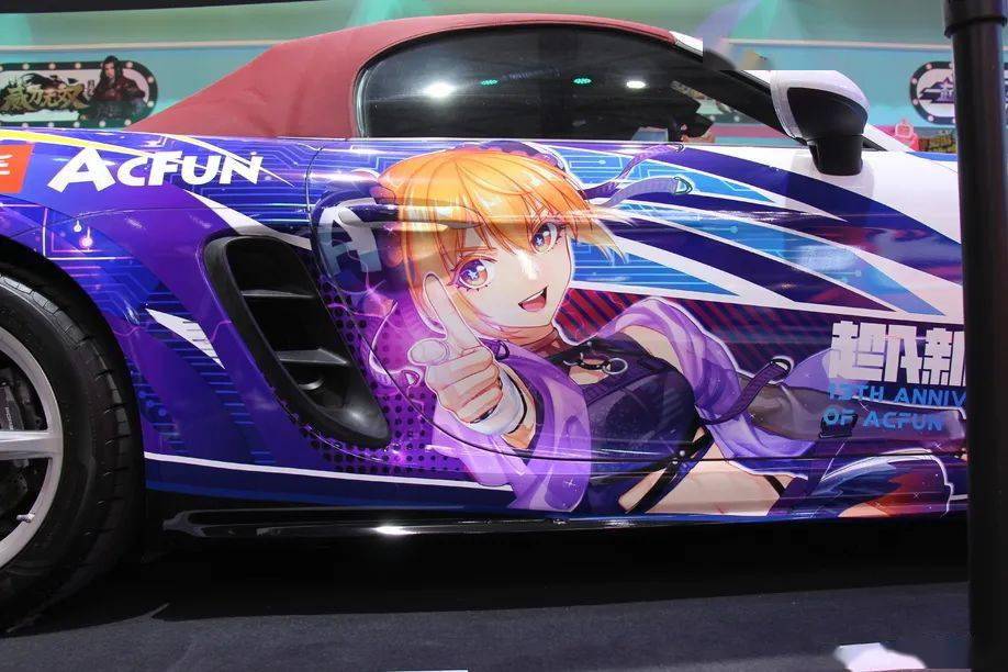 【chinajoy2020】看车-【保时捷718-boxster】二次元涂装