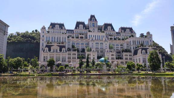 2020贵州贵阳花果园城堡标志建筑自然景色打卡网红地