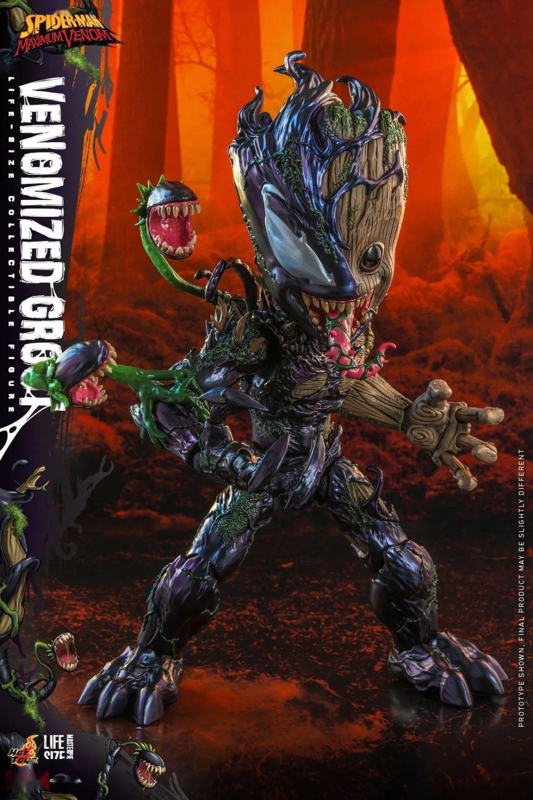 新品预定~ hottoys ht 11 lms014 蜘蛛侠 最大毒液 毒液化格鲁特_手机