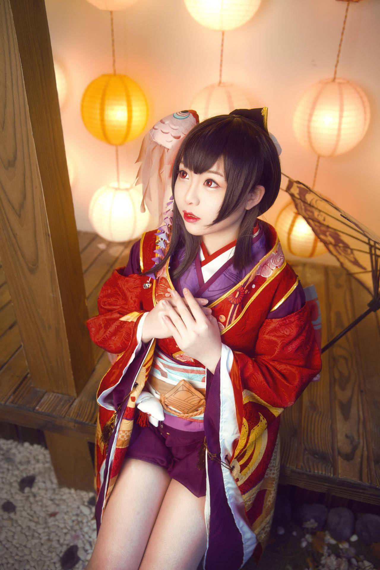 阴阳师神乐cosplay最喜欢的神乐妹子