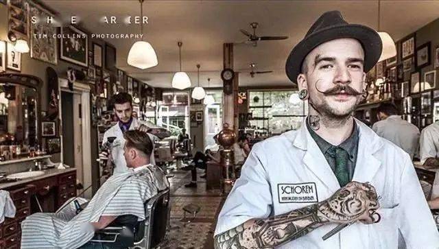 这是全球最酷的油头理发店,全是花臂理发师在工作