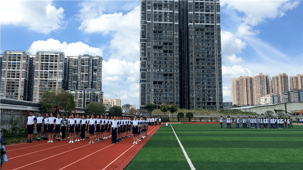 蓄势待发砥砺前行桂林市中山中学城北校区初2020级新生适应性训练纪实