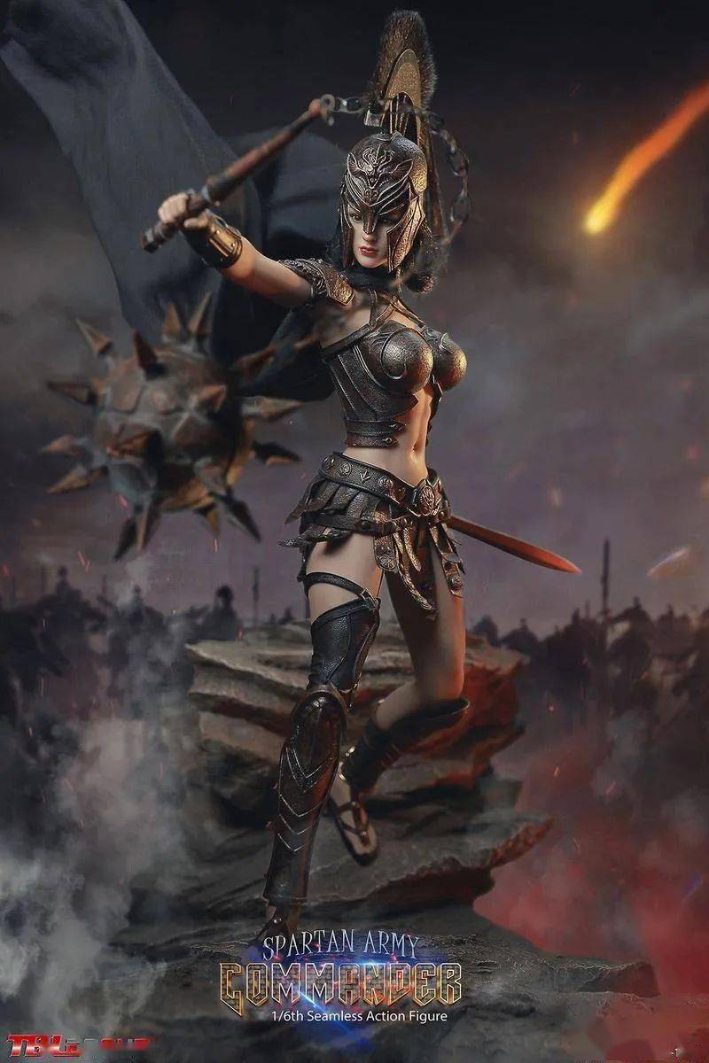 资讯tbleague新品16系列斯巴达女司令暗黑版可动人偶