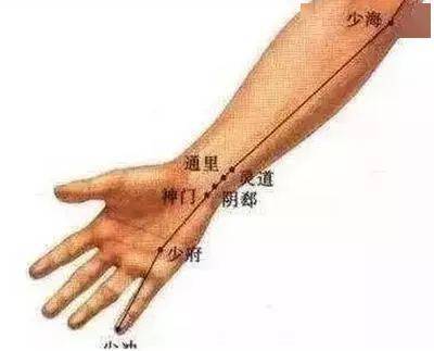 手腕一条筋揉开治失眠