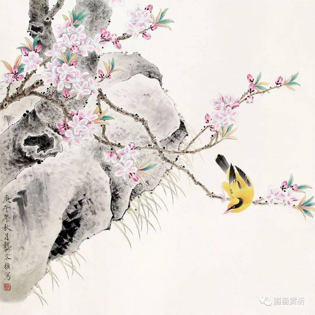 当代工笔花鸟画领军人物龚文桢