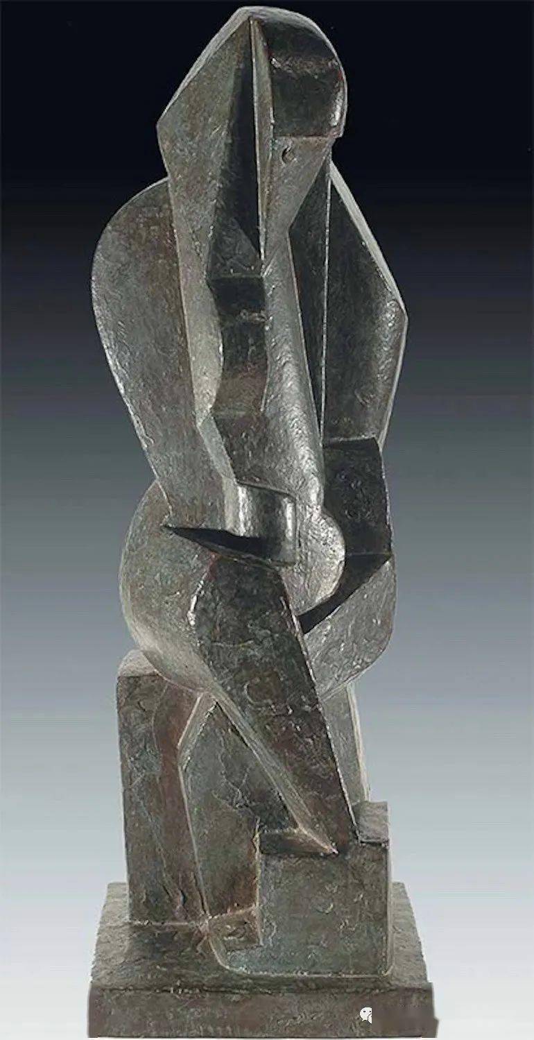 大众艺术网难得一见毕加索名人圈里的立体派雕塑家立陶宛出生法国美国