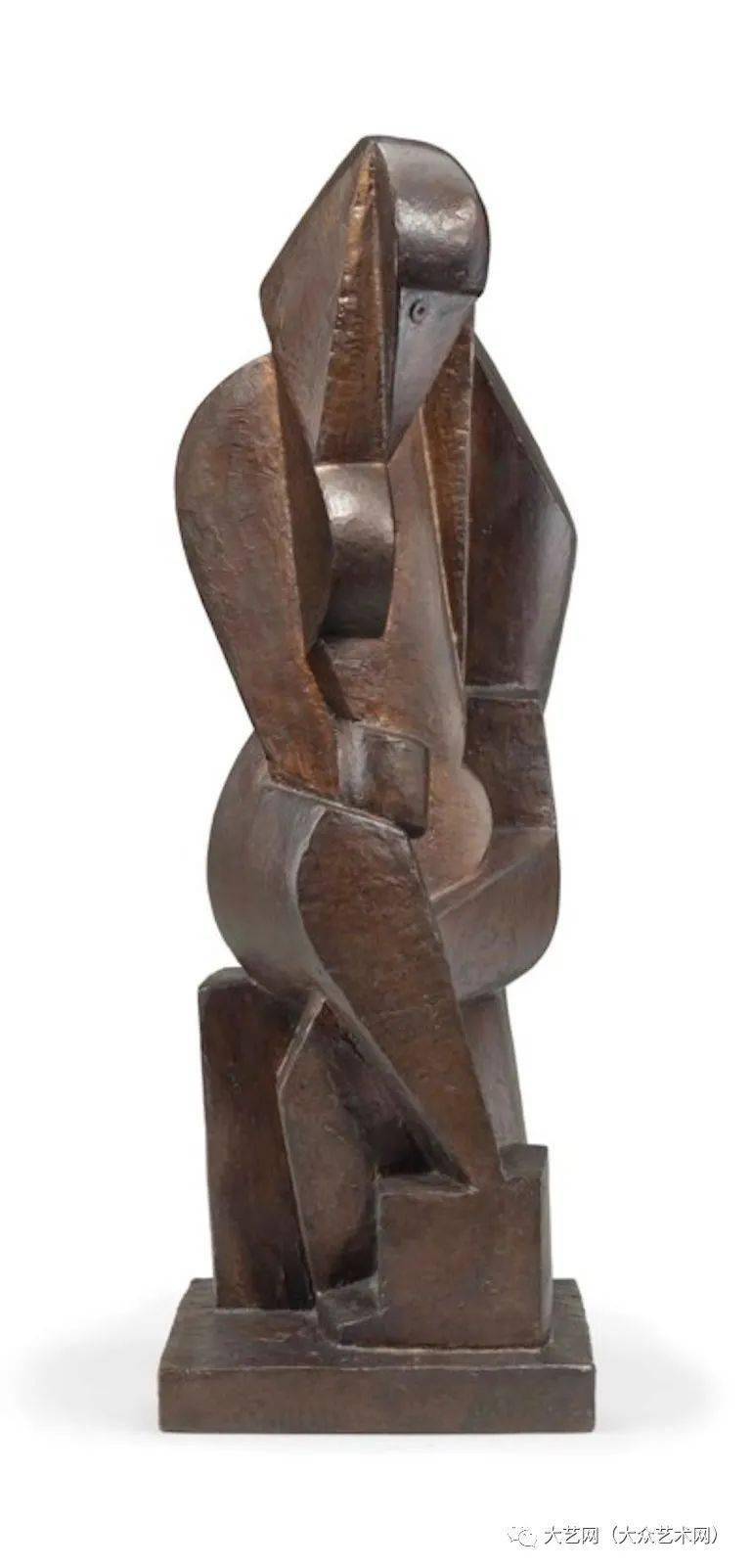 大众艺术网难得一见毕加索名人圈里的立体派雕塑家立陶宛出生法国美国