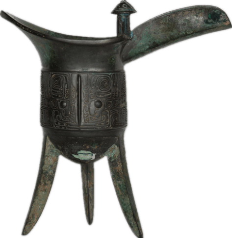 石楼县桃花庄出土的青铜物件展示