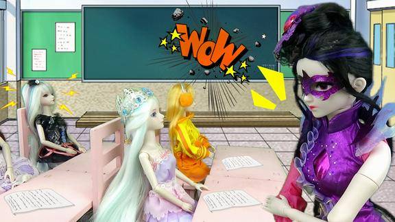 叶罗丽故事期末考试毒娘娘监考亮彩放个屁轰动整个考场