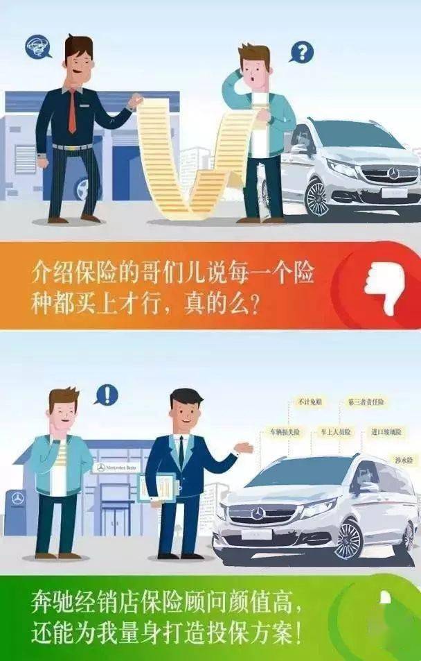 汽车保险水太深奔驰漫画为您讲解