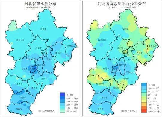 河北省年降水量分布图图片