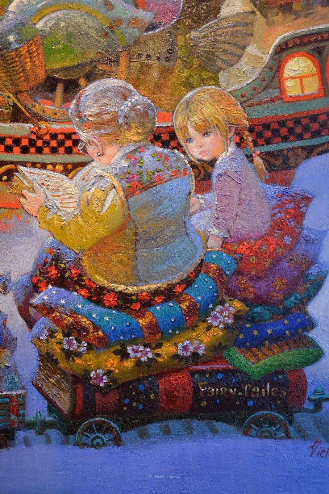 俄罗斯油画家的童话世界:愿你永远是个孩子!