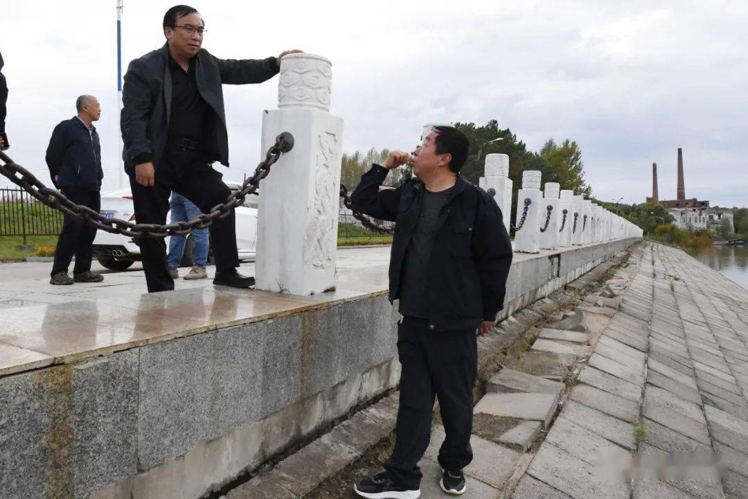 牟秀玲一行到勤得利督导防汛工作