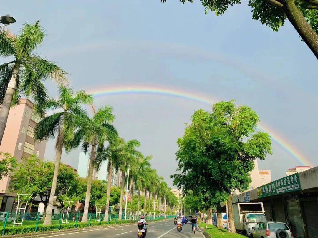 美炸双环彩虹刷爆今早朋友圈你看到了吗