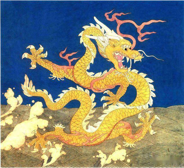 图文教程——工笔金龙画法示范