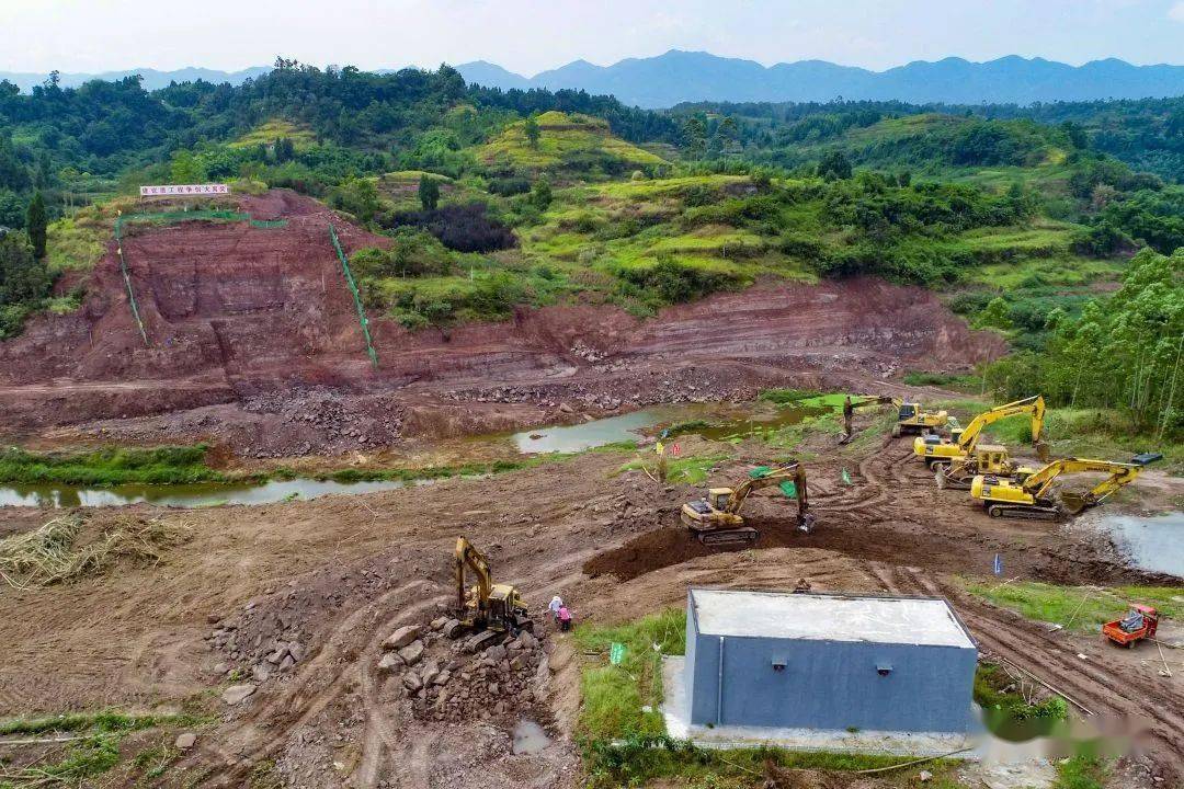 千秋堰水庫建設加快推進 建成後日供璧山40萬噸嘉陵江水