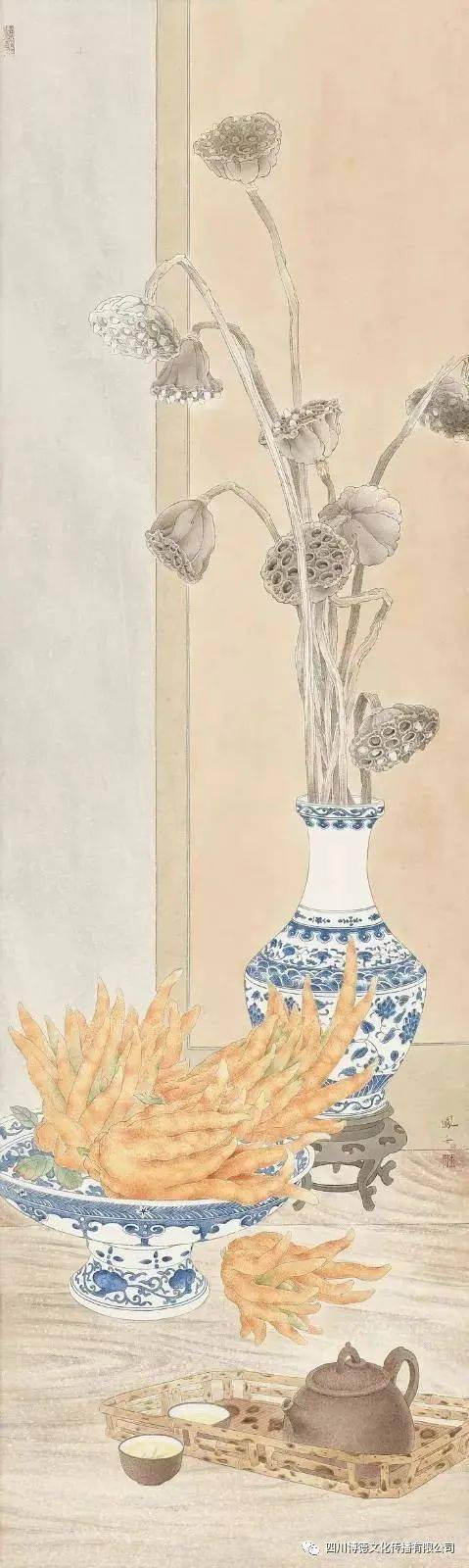 恬静淡然,高雅别致——灵气工笔画家陈凤壬作品欣赏