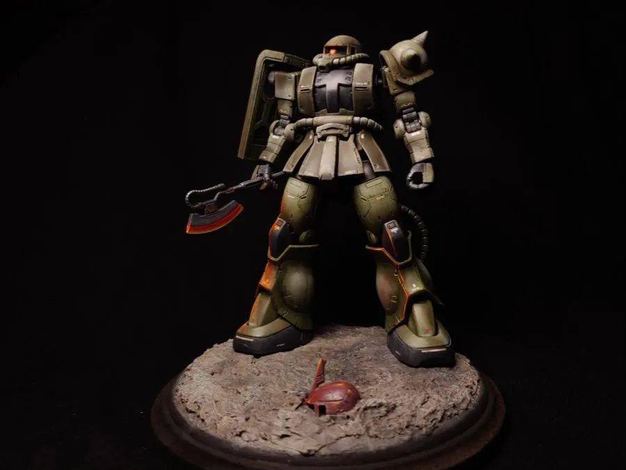 手持热能斧绿扎涂装小场景