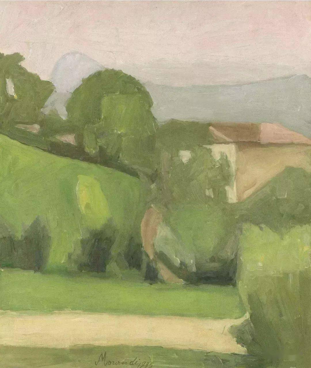 意大利画家——莫兰迪风景作品