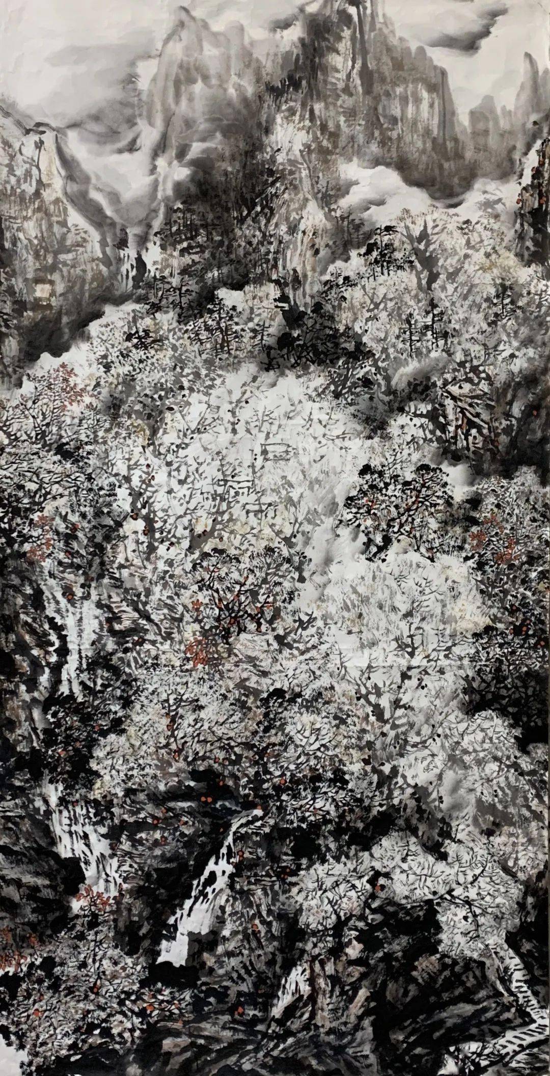 长安籍著名画家李正平国画作品在北京李可染画院展出