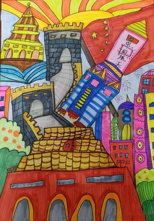 【文明创建】又一波柳州创城专题少儿美术作品来啦!