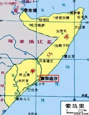 索马里海盗地图图片