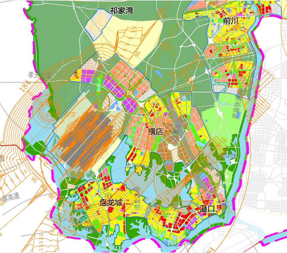 临空港第一学校地块位于盘龙城经济开发区庆云路路以南,宋家岗路以东.