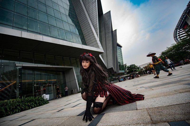 fate远坂凛黑化cosplay