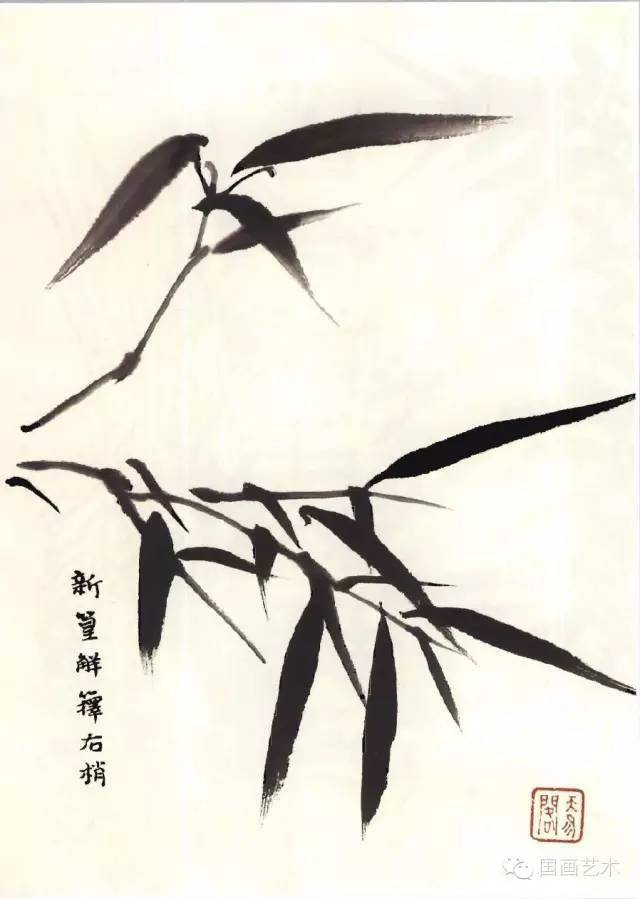 君子当如竹内附100幅写意国画竹子画法