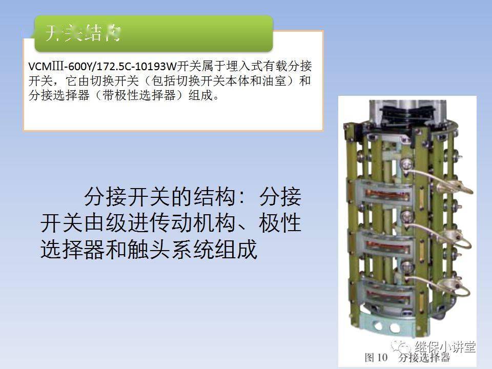 有载分接开关简介