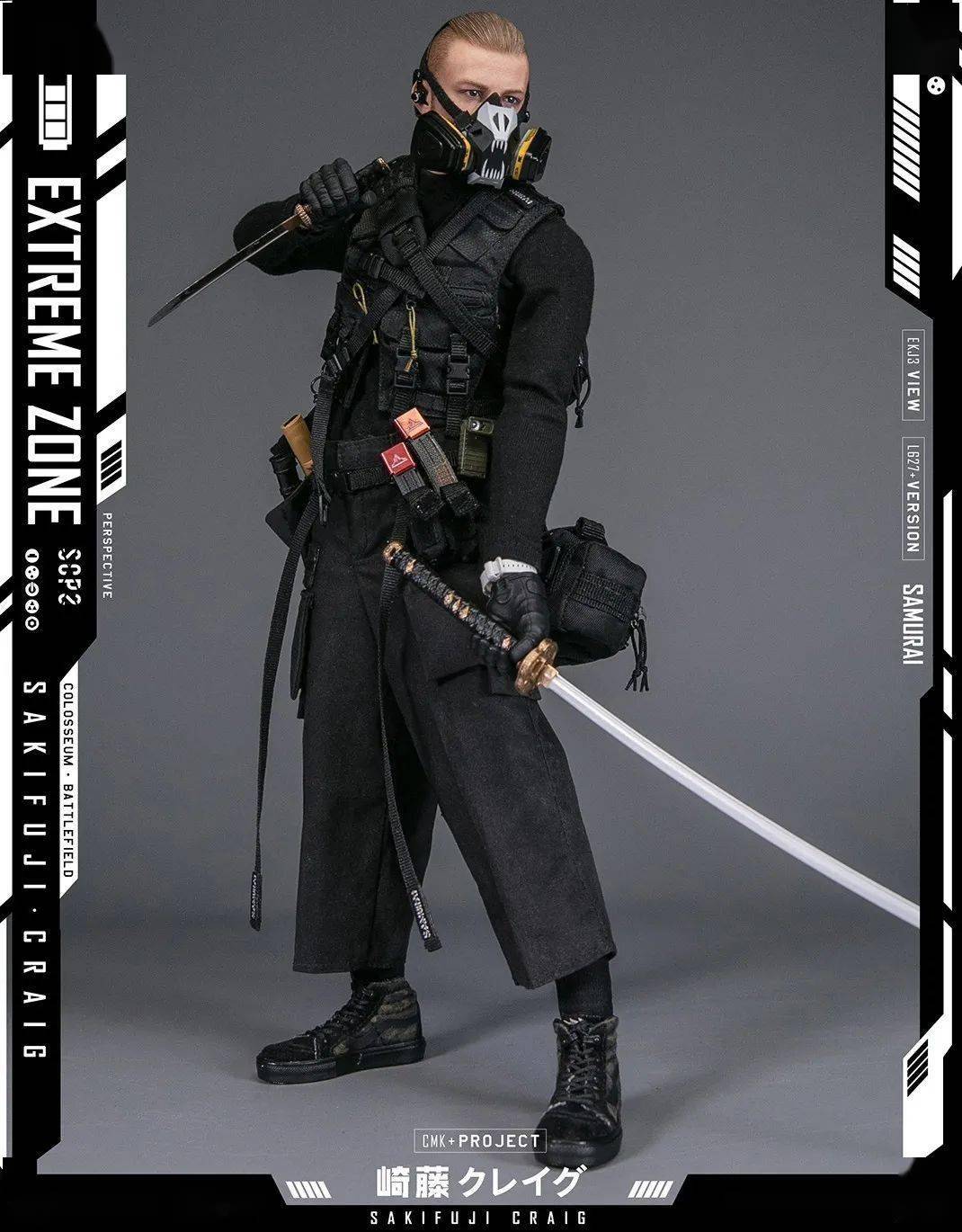 67新品预定damtoys16原创故事极限战境武士崎藤克雷格ebs0