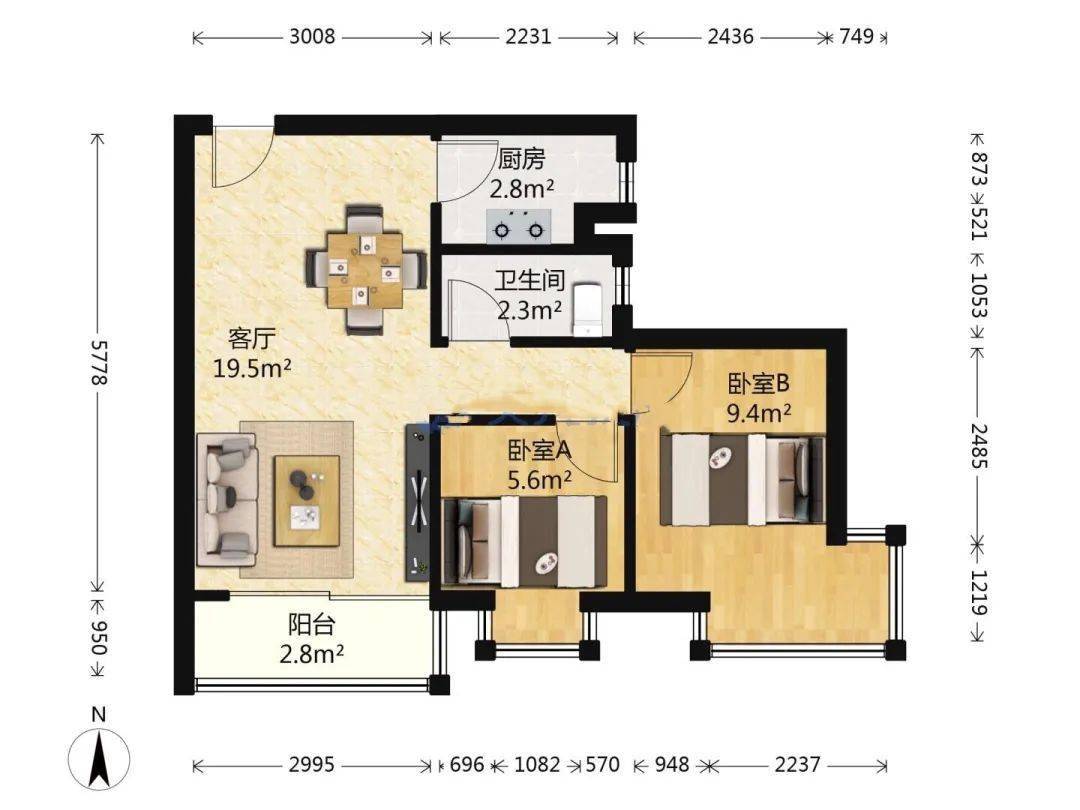 松江南c183001房型图图片