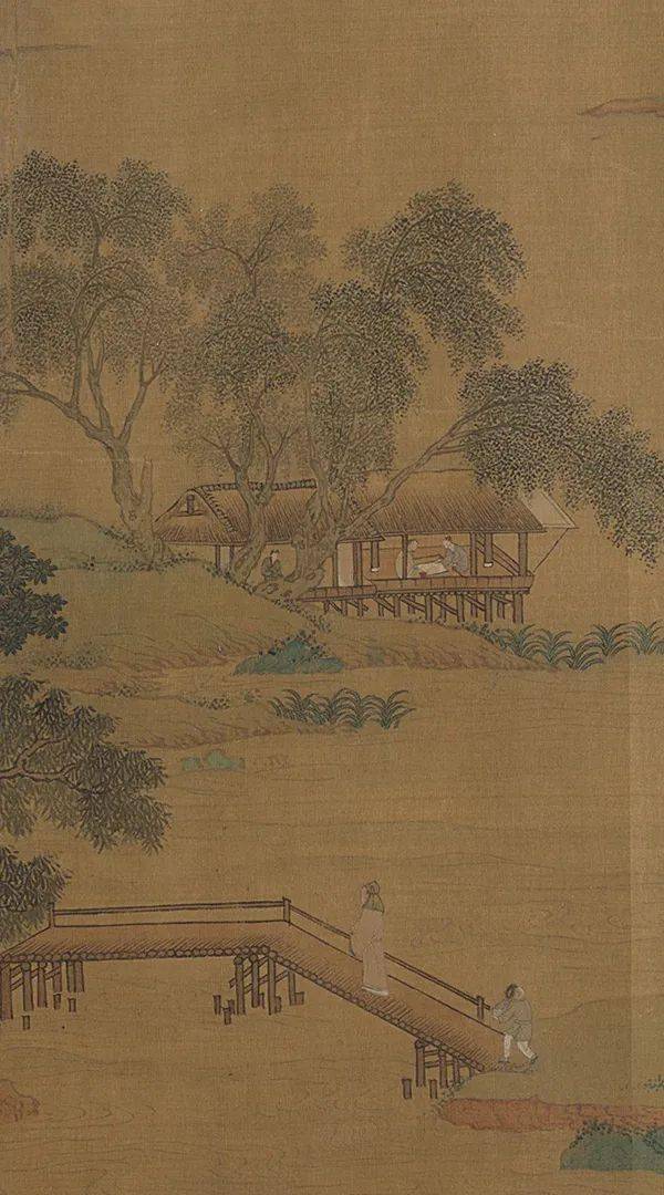 刘松年青绿山水长卷高清欣赏