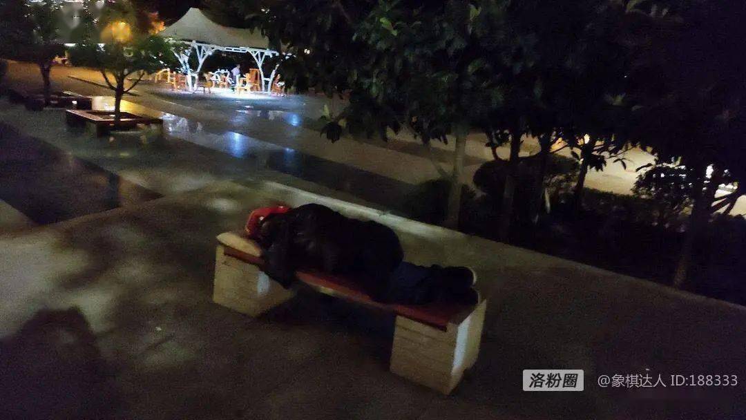 心酸商洛一男子深夜睡丹江公园座椅上背后的原因让人看红眼圈