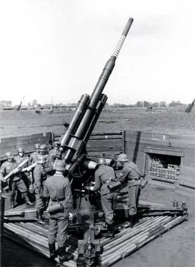 二战德国37毫米高射炮图片