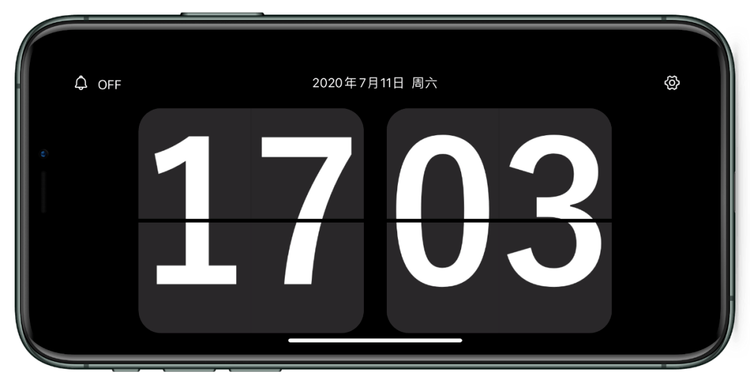 iphone 充电自动显示锁屏时钟,有点酷!