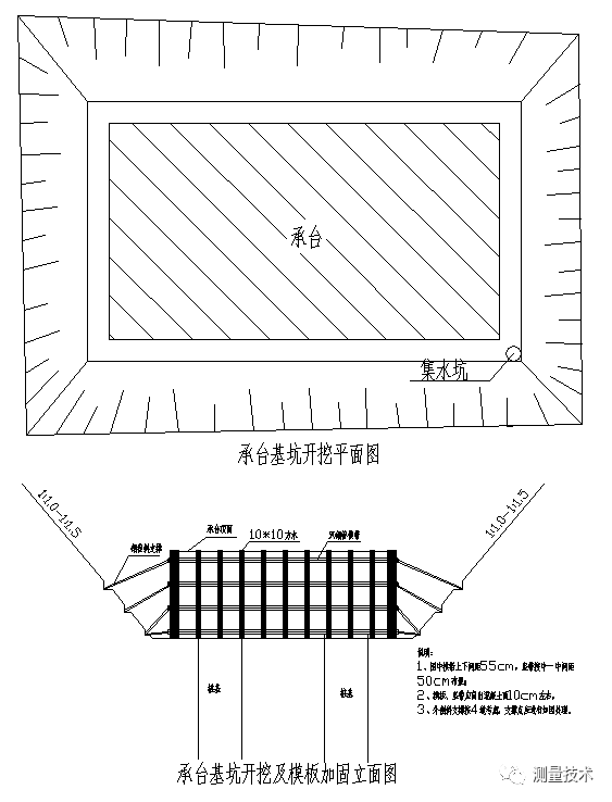 土方开挖cad示意图图片