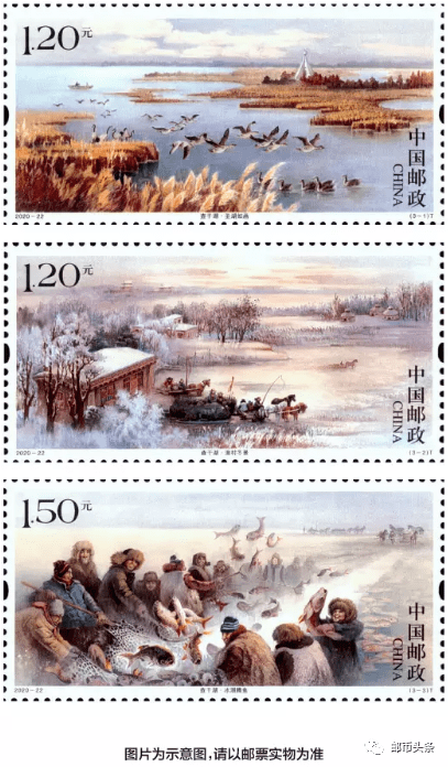 抢先看查干湖新邮图稿来啦