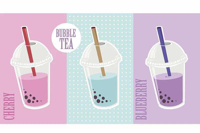 珍珠奶茶的英语单词图片