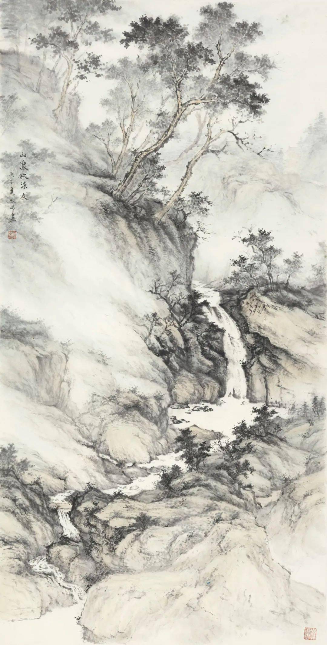 张勇校长作品紫霞入围全面小康看杭州美术作品展