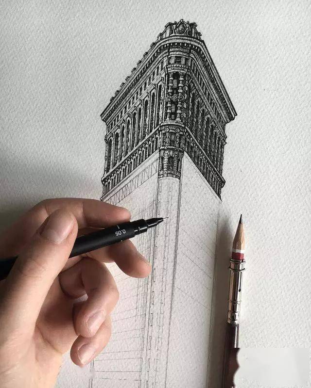 求助一个设计师的钢笔画他该不该坚持继续画