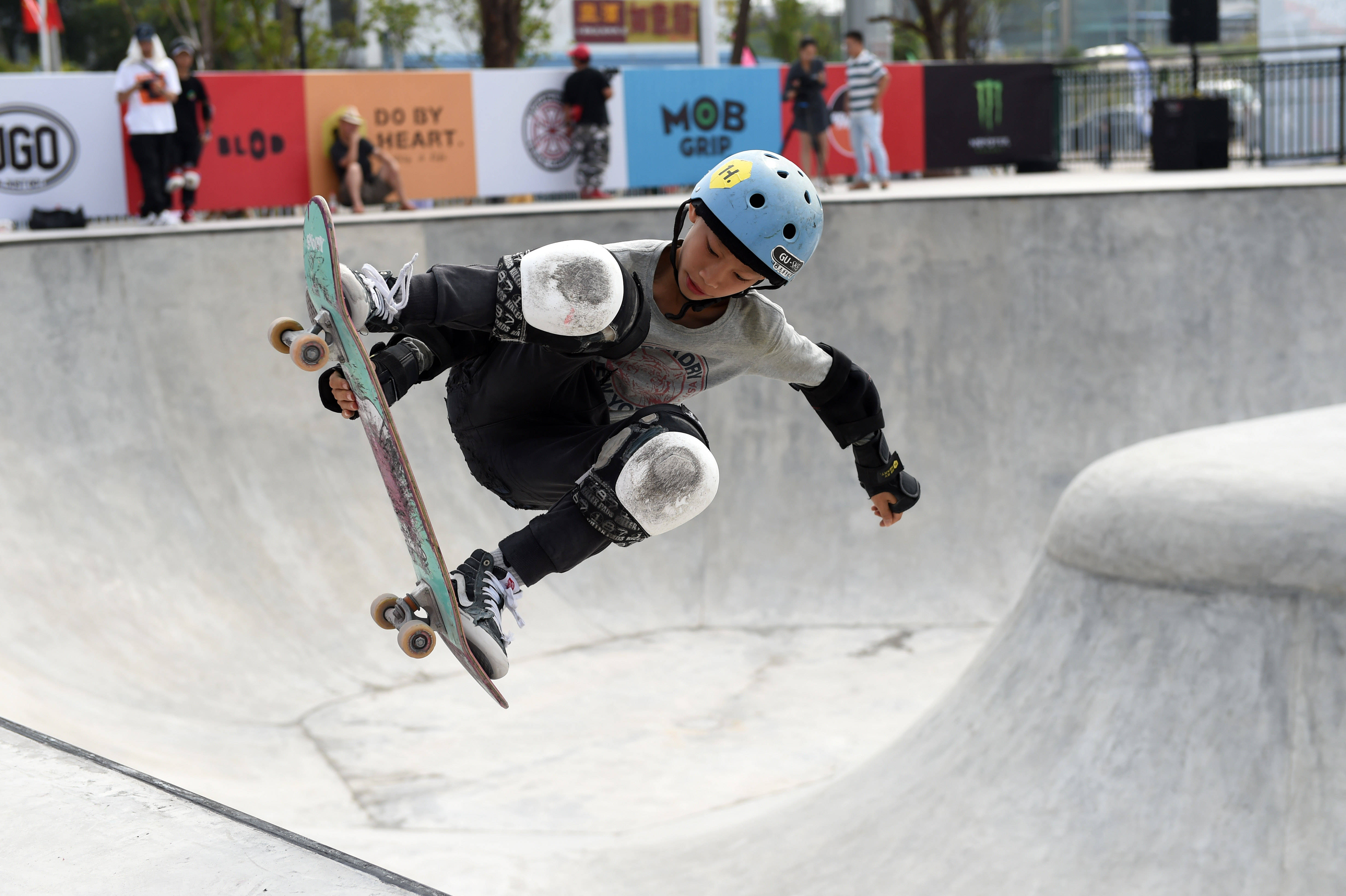 滑板中国安徽滑板公开赛男子碗池决赛赛况