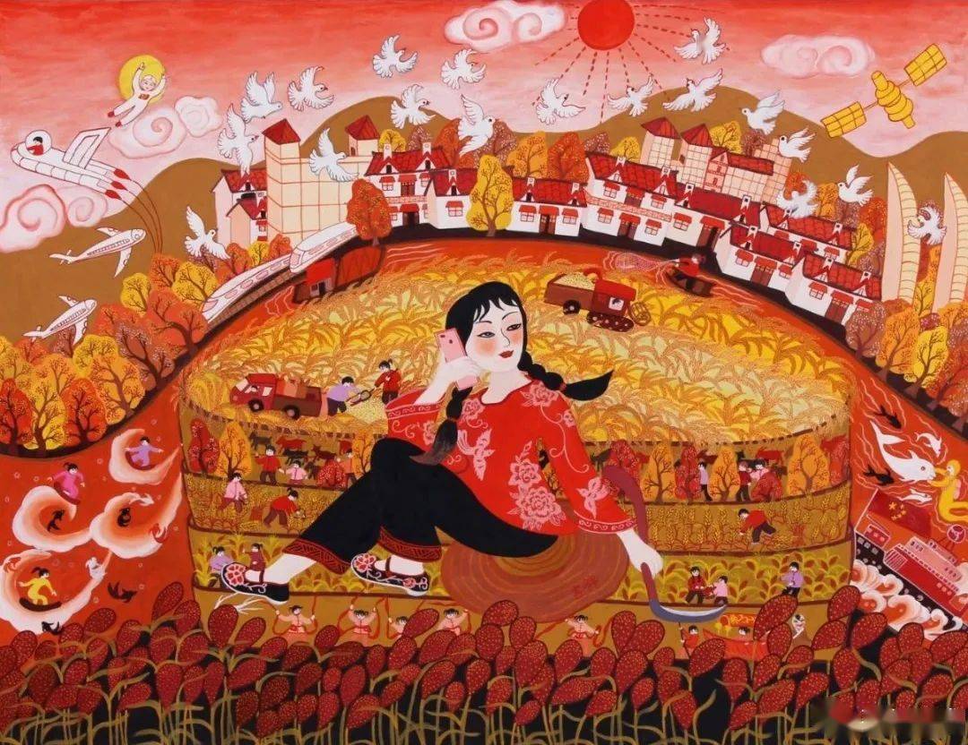 庆"双节"特辑|邳州市庆祝中华人民共和国成立71周年美术作品展_中国画