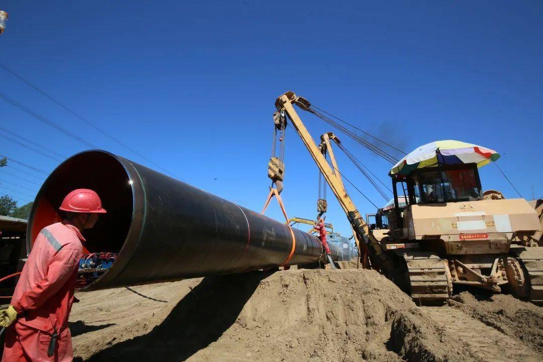 大干一百天·唐山lng外输管线项目(组图)_施工