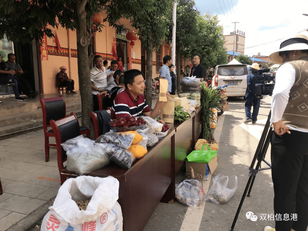 双柏:安龙堡乡开展特色农产品展销活动,看看都有些什么?