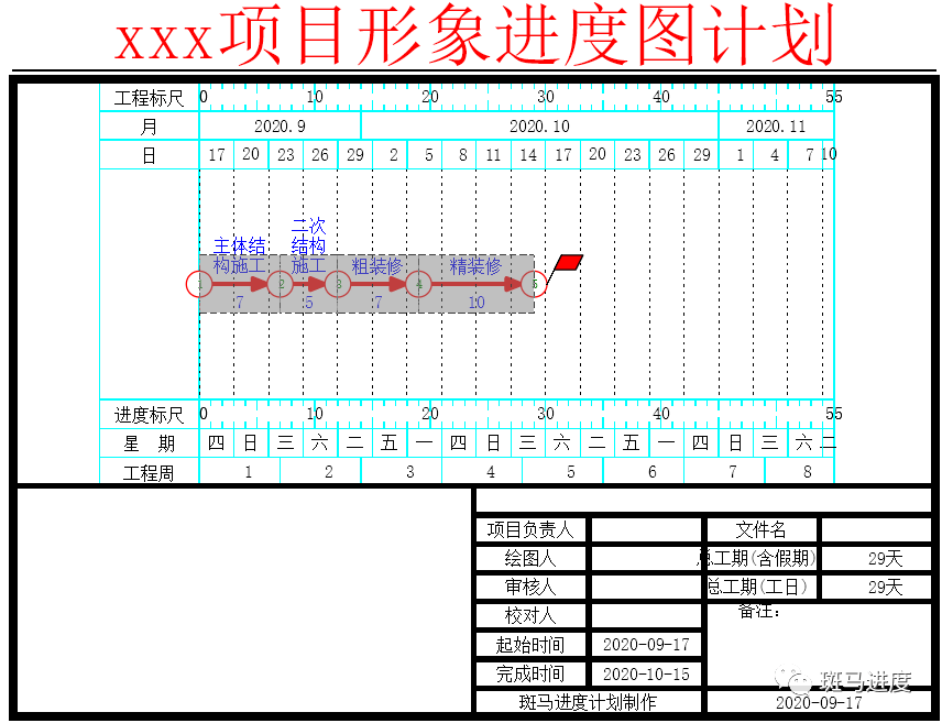 斑马进度计划软件学习视频-绘制形象进度计划