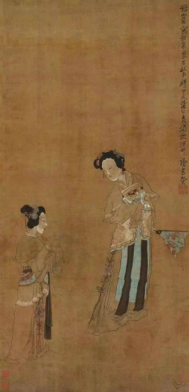 设色的古雅之美恽南田曾说"画至着色,如入炉鞲,重加锻炼,火候稍差,前